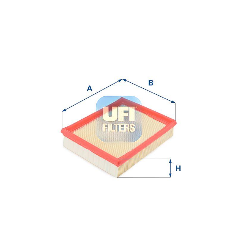 Повітряний фільтр, фільтрувальний елемент, Ufi 30.117.00