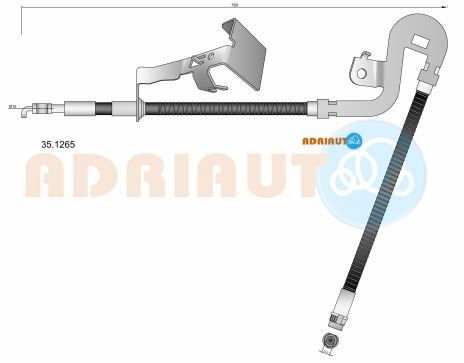 Гальмівний шланг, Adriauto 351265