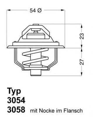 Термостат, Wahler 3054.87D50