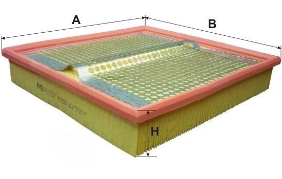 Повітряний фільтр, фільтрувальний елемент, Mfilter K250