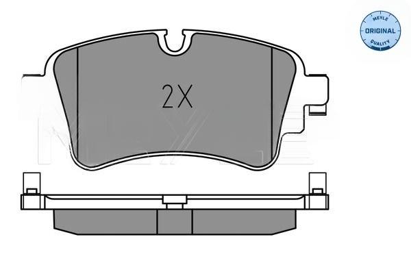 Комплект гальмівних накладок, дискове гальмо, Meyle 0252230817
