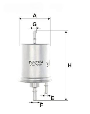 Фільтр палива, Wix Filters WF8324