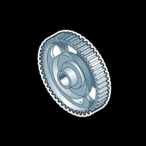 Зубчасте колесо, кулачковий вал, vw VW GOLF IV 97-03 ОЕ:06A109105C, Vw 06A109105C