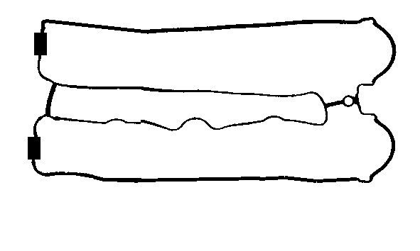 Ущільнення, кришка голівки циліндра, Opel Vectra/Omega 1.8/2,0-16V 94-, Bg Automotive RC0373