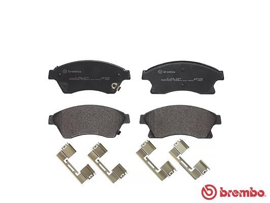 Комплект гальмівних накладок, дискове гальмо, Brembo P59076