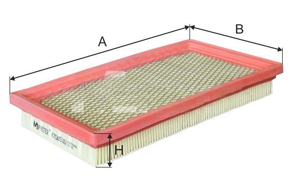 Повітряний фільтр, Mfilter K7045