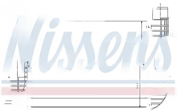Охолоджувач наддувального повітря, Nissens 96572
