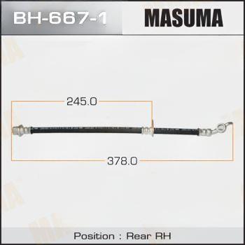 Гальмівний шланг, Masuma BH-667-1