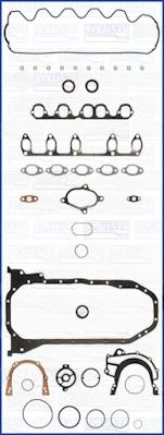 Повний комплект ущільнень, двигун, VW LT/T4 2.5 TDI 95-06 (повний/без прокладки ГБЦ), Ajusa 51026700