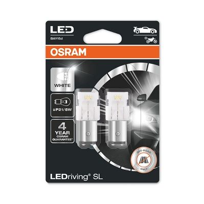 Лампа розжарювання, 2,0Вт, led, виконання цоколя BAY15d, Osram 7528DWP-02B