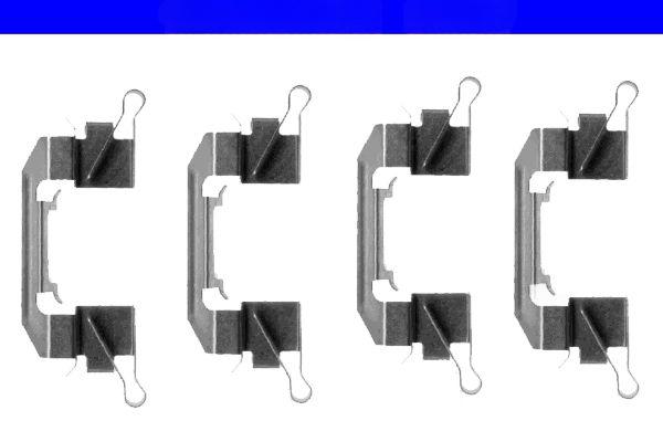 Комплект приладдя, накладка дискового гальма, Ate 13.0460-0017.2