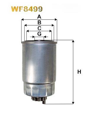 Фільтр палива, Wix Filters WF8499