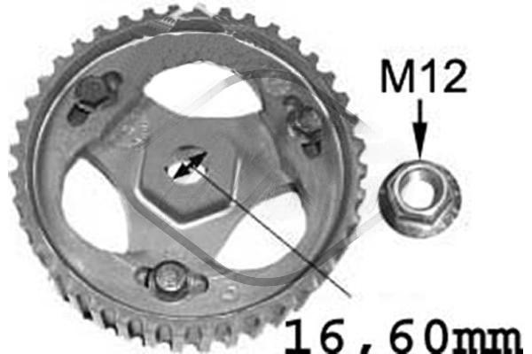 Зубчасте колесо, паливний насос високого тиску, Metalcaucho 05623