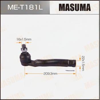 Наконечник, поперечна кермова тяга, Masuma ME-T181L