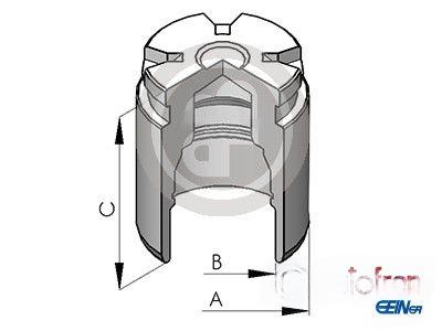 Поршень, гальмівний супорт, Autofren D0-25530