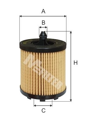 Оливний фільтр, Mfilter TE615