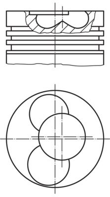 Поршень, Mahle 0304101