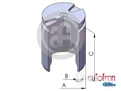 Поршень, гальмівний супорт, Autofren D0-2525