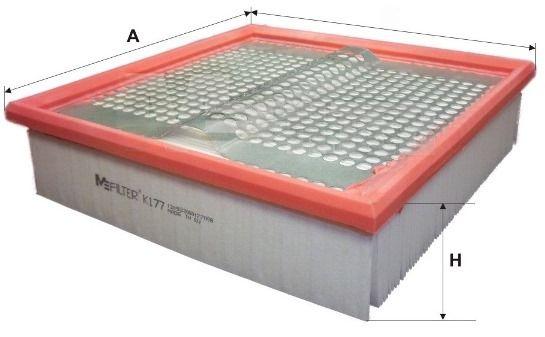Повітряний фільтр, фільтрувальний елемент, Mfilter K177