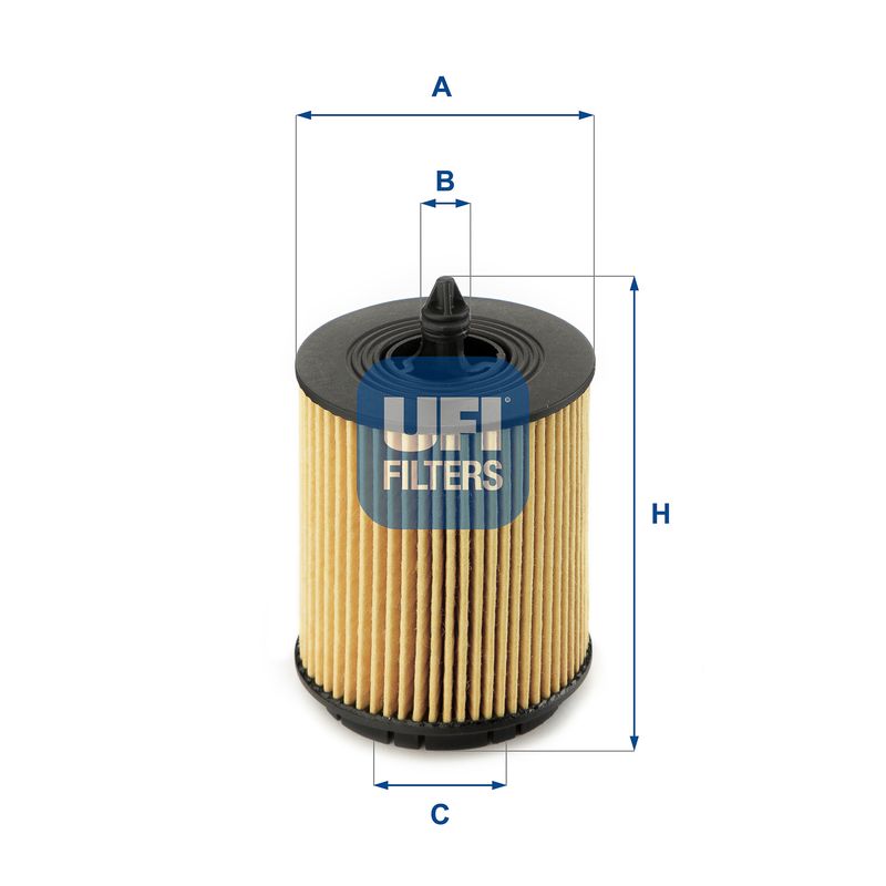 Оливний фільтр, Ufi 25.024.00