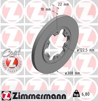 Гальмівний диск, Zimmermann 250.1382.20