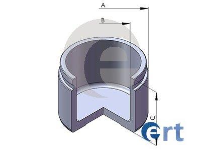 Поршень, гальмівний супорт, Ert 151064-C