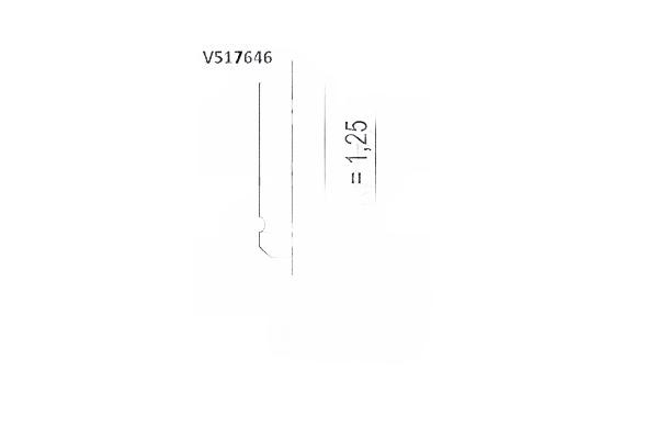 Випускний клапан, 33,6мм, 7мм, 45°, Renault 19 Clio Kangoo Logan Magane 1.2-1.6 04-, Bg Automotive V517646