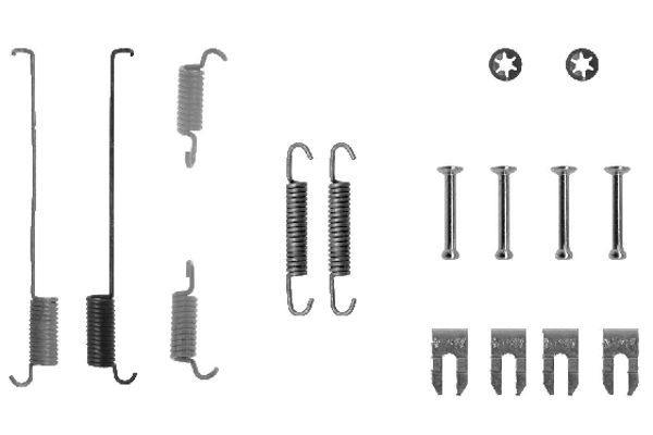 Комплект приладдя, гальмівна колодка, FIAT, FORD, LANCIA, Bosch 1987475219