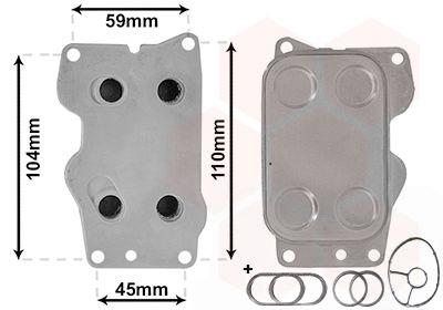 Охолоджувач оливи, моторна олива, C4/C5/DS4/DS5 2.0 HDi, Van Wezel 09013701