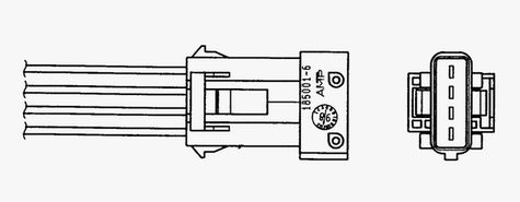 Кисневий датчик, CITROEN BERLINGO/MINIVAN, C2, C2 ENTERPRISE, C3 I, C3 II, C3 PLURIEL, NEMO, NEMO/MINIVAN; FIAT 500L, FIORINO, FIORINO/MINIVAN, QUBO 1