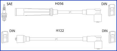 Комплект проводів високої напруги, Hitachi 134474