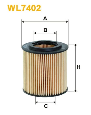 Оливний фільтр, Wix Filters WL7402