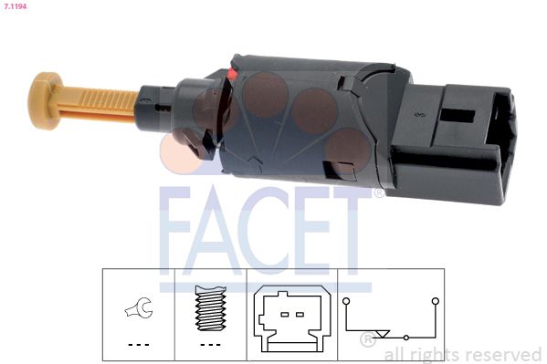 Перемикач стоп-сигналу, Facet 7.1194
