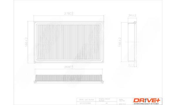 Повітряний фільтр, Dr!Ve+ DP1110.10.0069