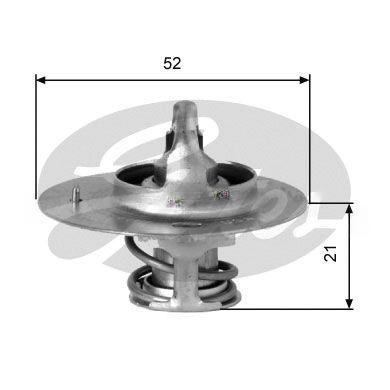Термостат, охолоджувальна рідина, Gates TH03282G2