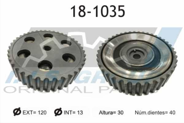 Зубчасте колесо, кулачковий вал, Ijs 18-1035